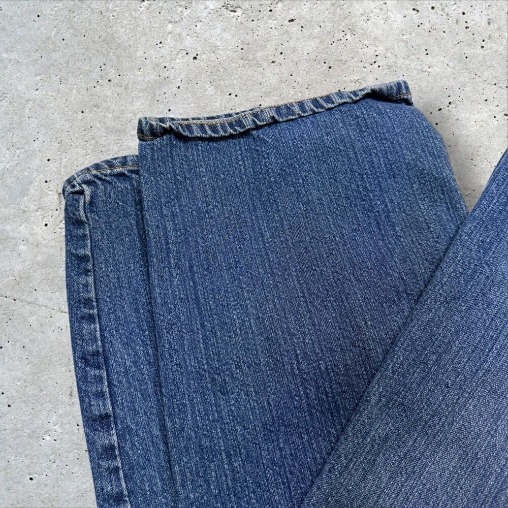 Ecko Unltd Youth Baggy Jeans Blue Denim Rhino Pocket Y2K 2000s Streetwear - Picture 5 of 14